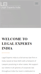Mobile Screenshot of legalexpertsindia.net